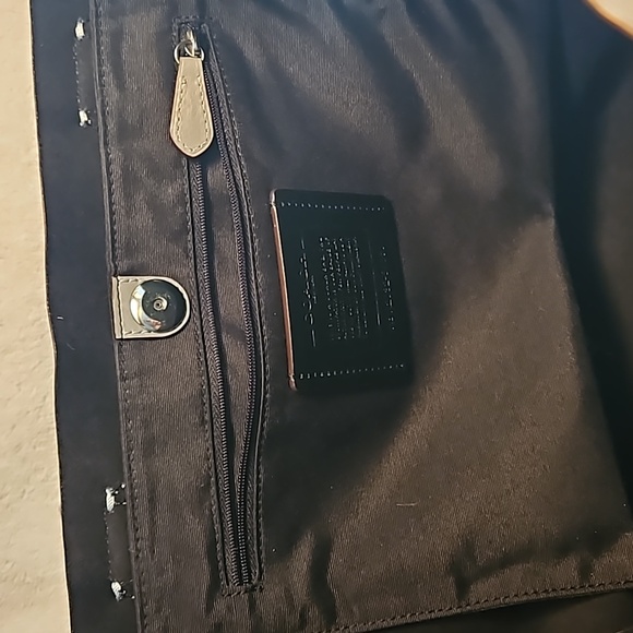 CoachTextured Leather Tote - Picture 10 of 10